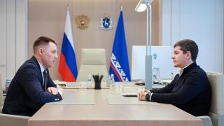 Дмитрий Артюхов провел рабочую встречу с главой города Губкинского Андреем Бандурко